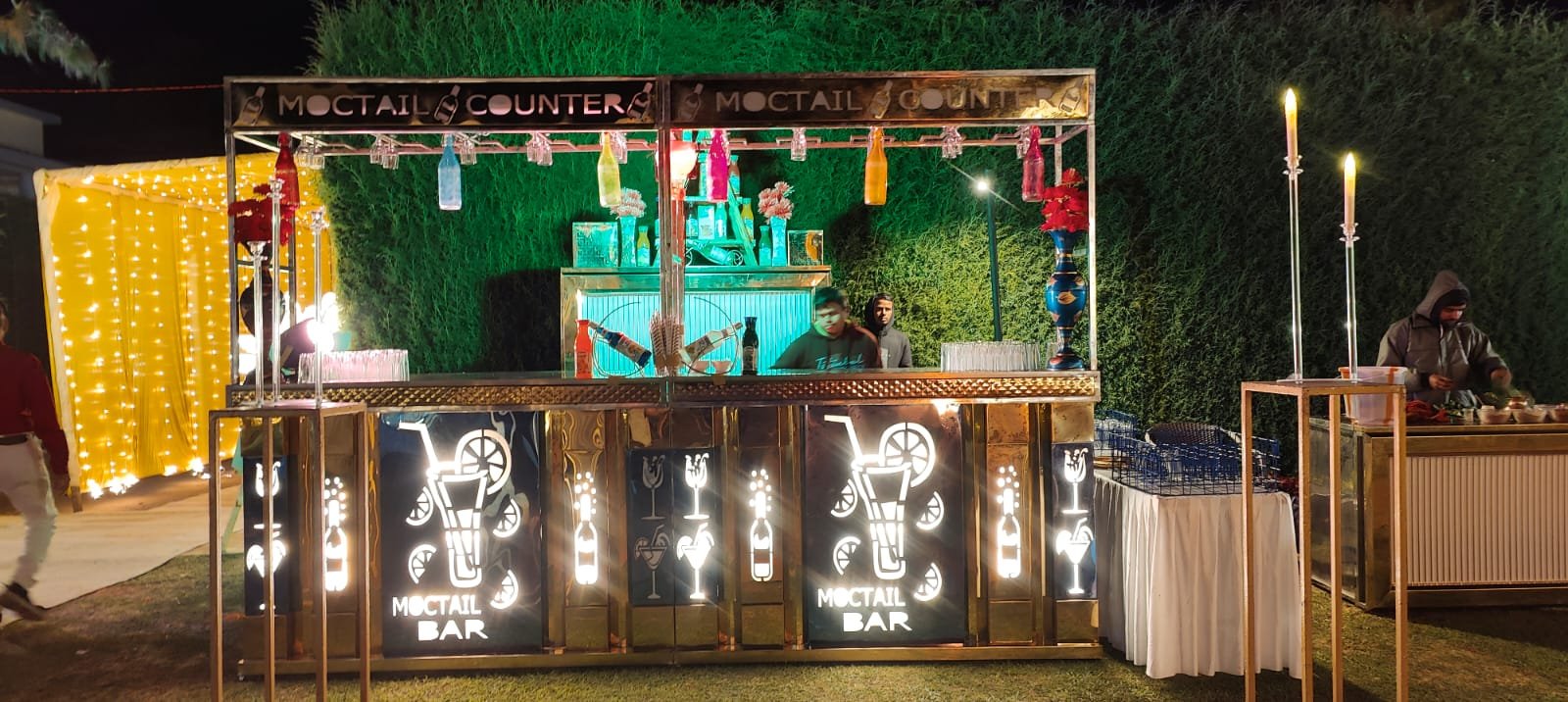 Gourmet Mocktail Bar Counter